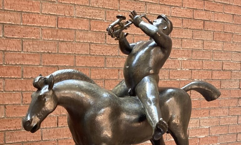 馬上のあの人」黒川晃彦 - パブリックアート散歩